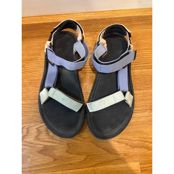 Teva Hurricane XLT 2 Sandals Women's Size 9 Black Purple Strappy Sport - Picture 1 of 4
